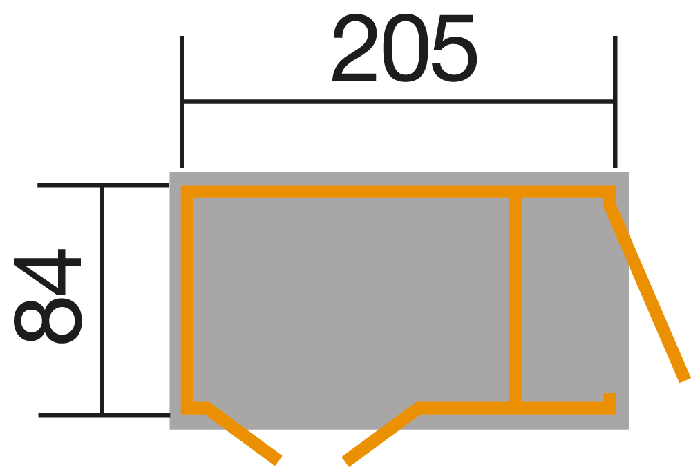 WEKA Multibox mit Regalsystem Grundriss