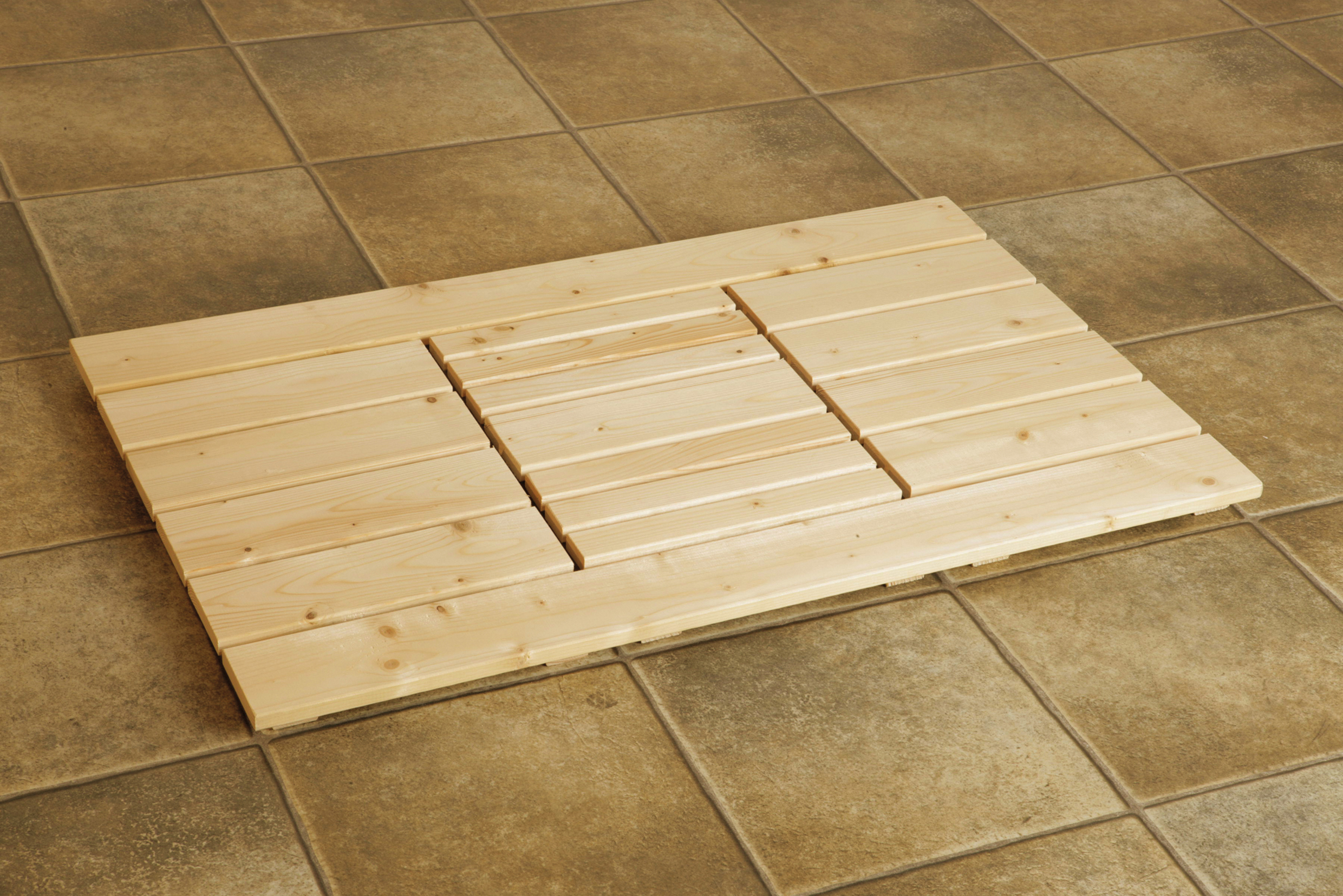 WEKA Sauna-Bodenrost aus Fichtenholz | Stabil und hygienisch, 100 × 61,5 cm