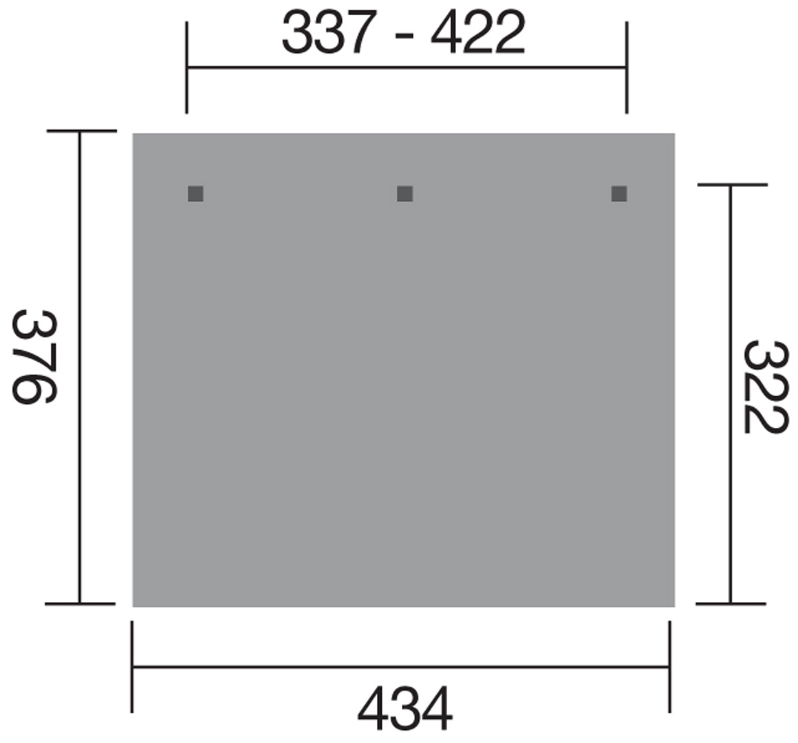 WEKA Terrasse 672 Gr. 3 Grundriss