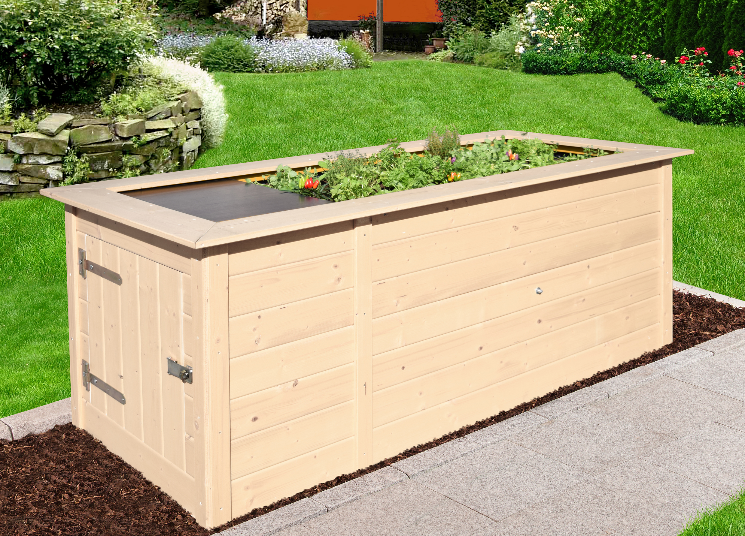 WEKA Profi-Hochbeet 669 natur