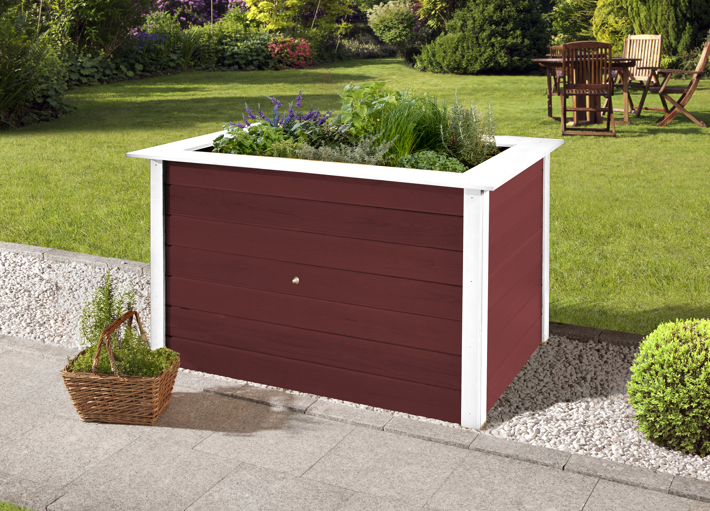 Weka Profi-Hochbeet 669 B Rot
